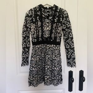 Self-portrait mini dress